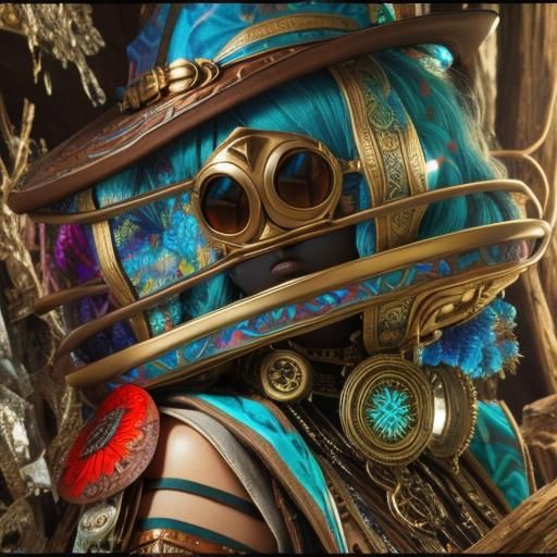 Surrealist Patchwork Driftwood Masterpiece