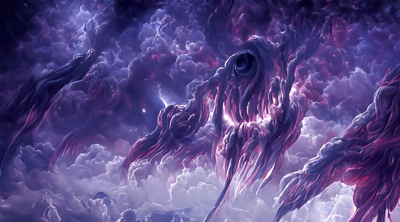 Cosmic Horror Monstrosity Unleashed in Dark, Ominous Hush