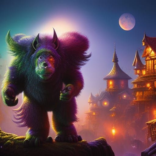 The abominable chimpanzee!