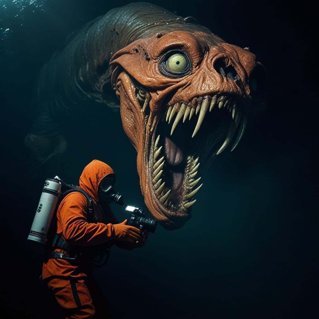 Elongated Creature in Macabre Scream, Azkaban Dementor Fusio...