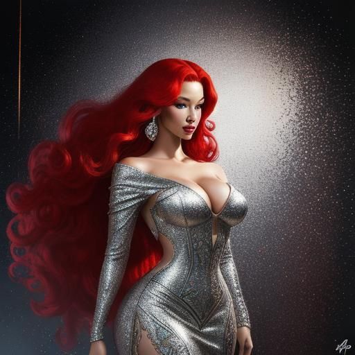 Glamorous Silver Siren