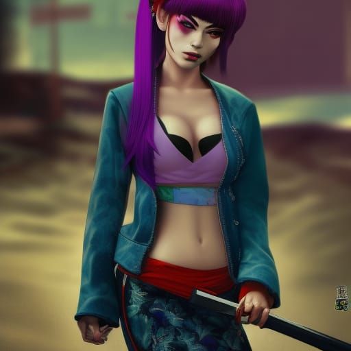 Roxie Vizcarra in Grand Theft Auto V Style