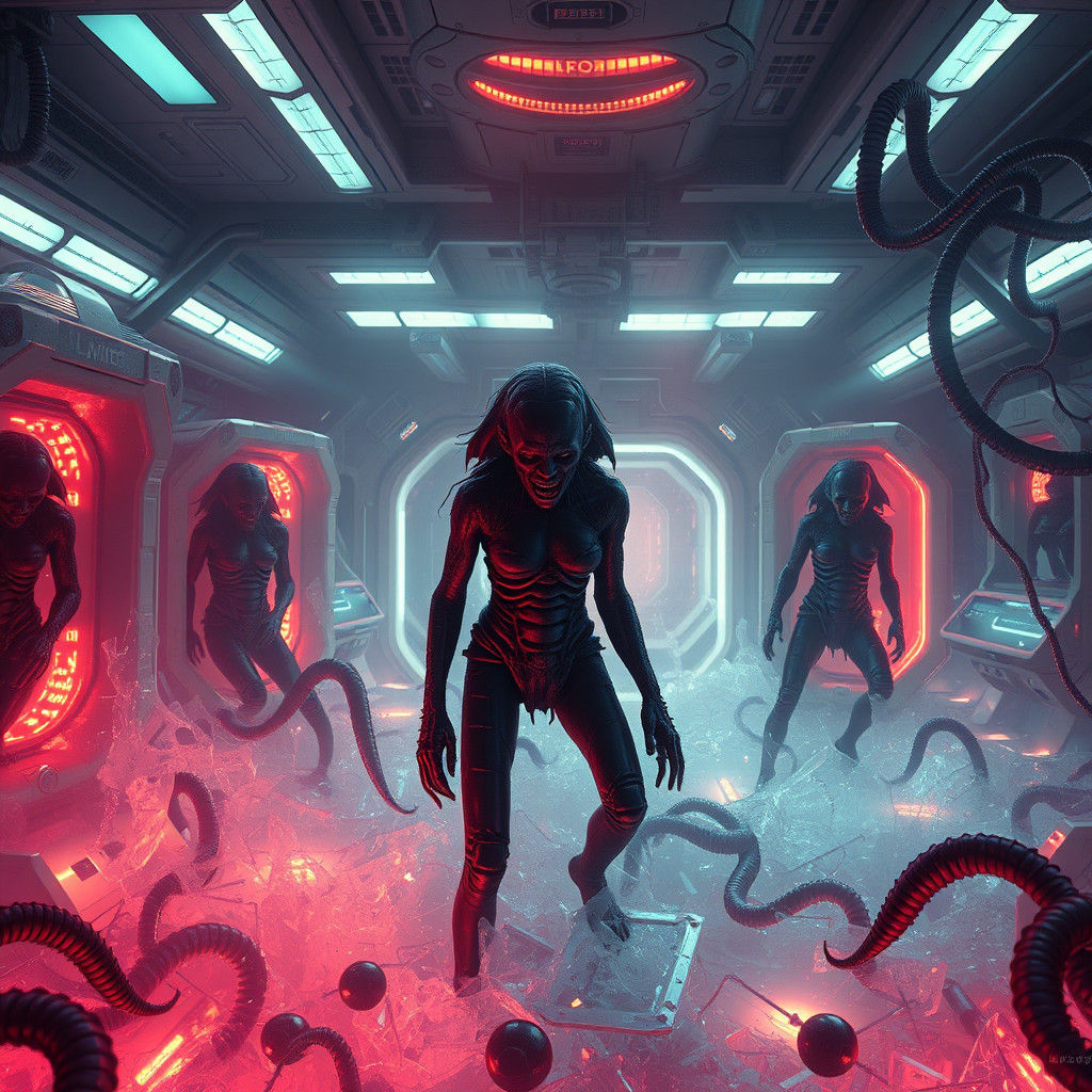 Cryonic Horror Unveiled in Cyberpunk Lab