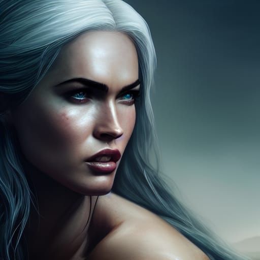 The Witcher's Ciri in Cinematic Hyperdetailed Digital Art