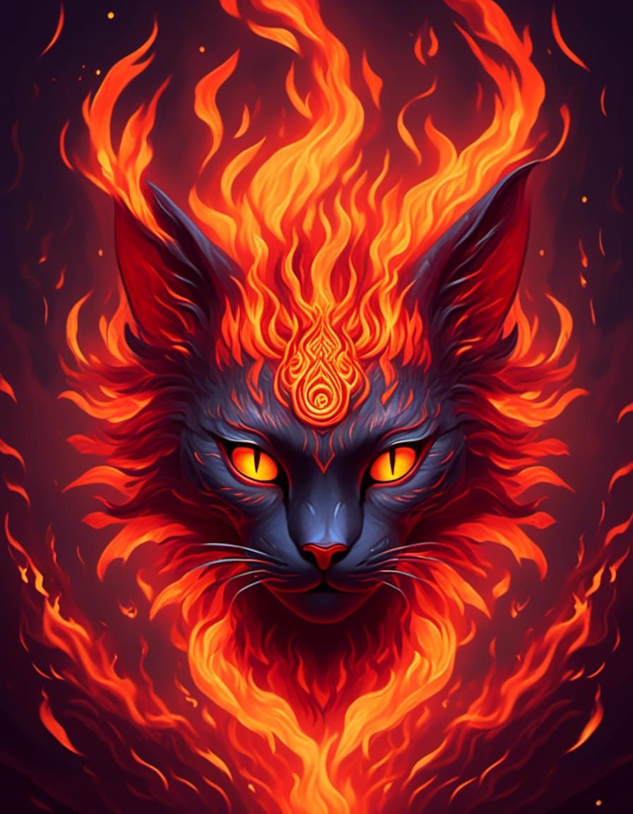 Fire cat