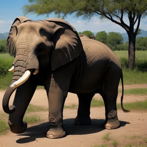 Majestic Baby Elephant