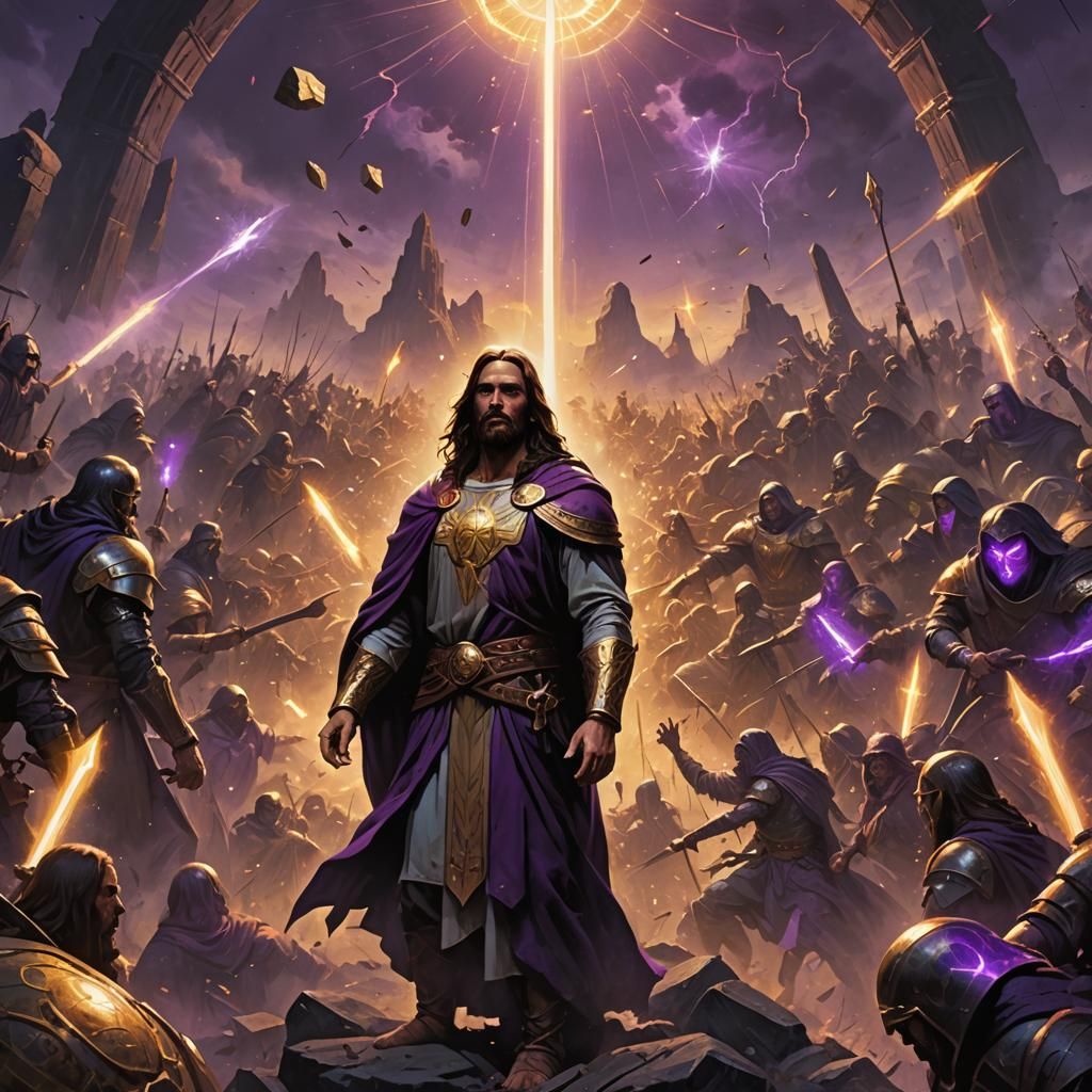 Ethereal Hero Emerges in Dark Fantasy Realm