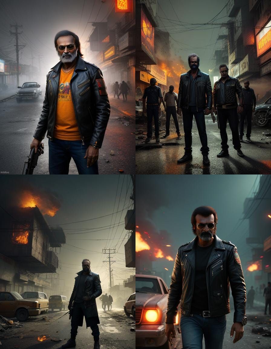 Indian Super Cop Rajinikanth Dominates Intense Battlefield w...