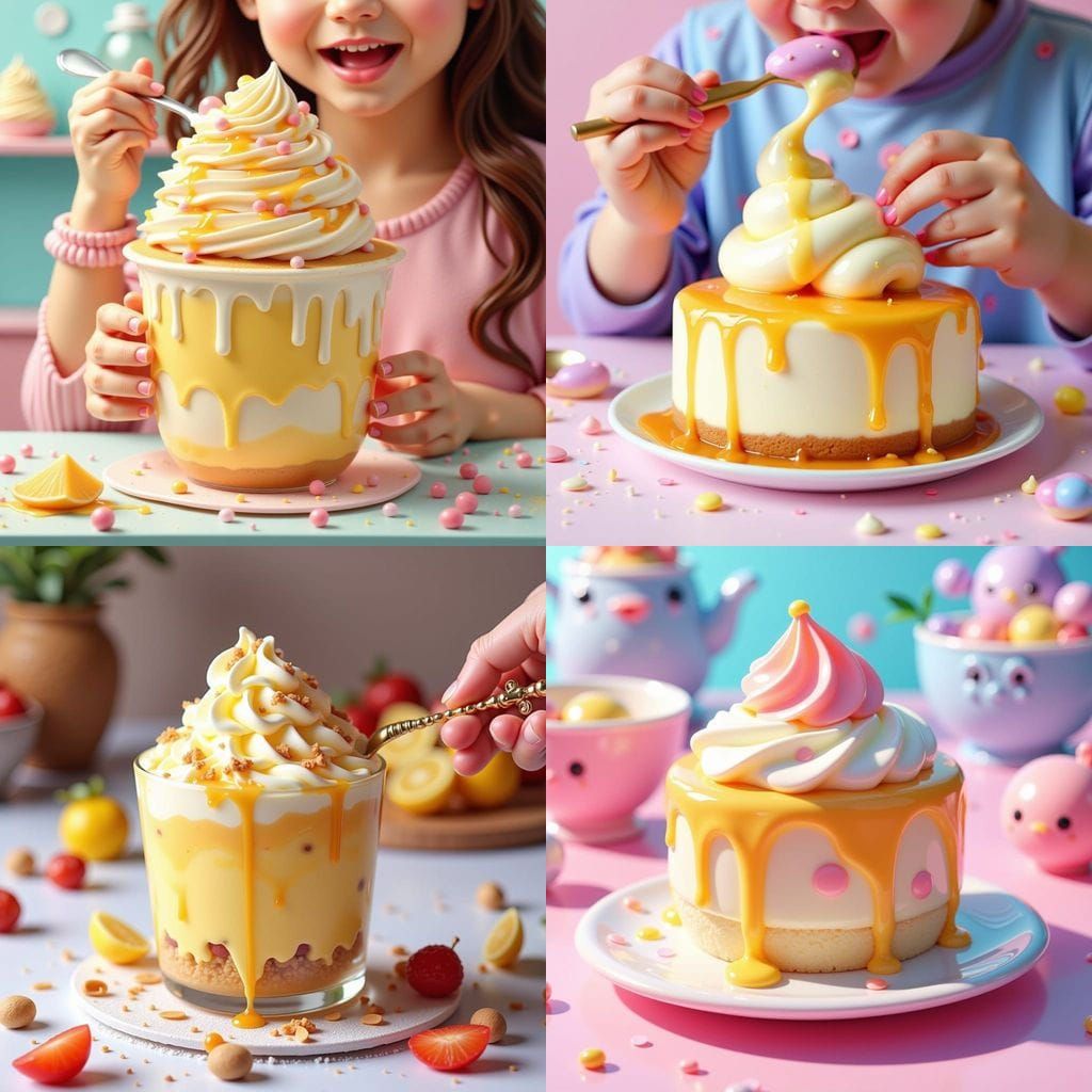 Slime and Cheesecake Dessert Fusion