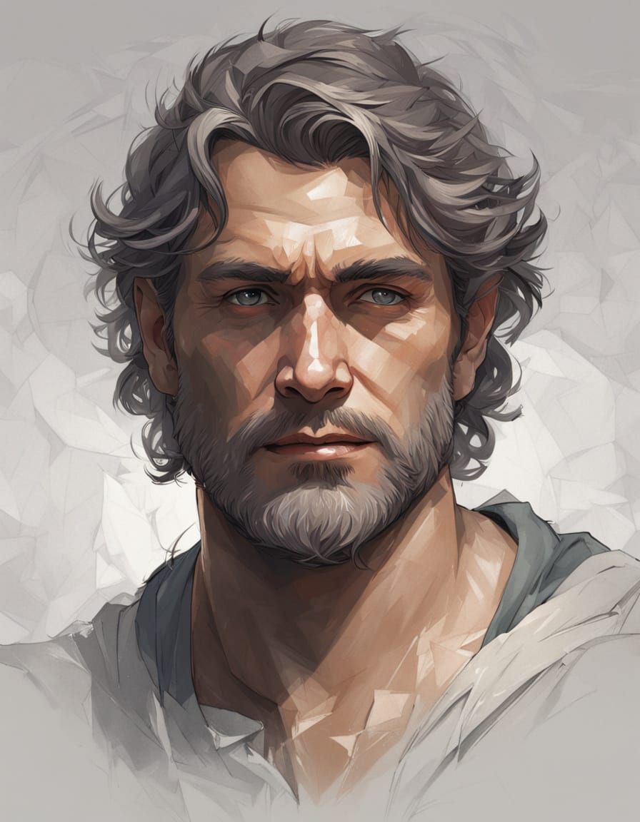 Realistic Pencil Portrait of a Young Man