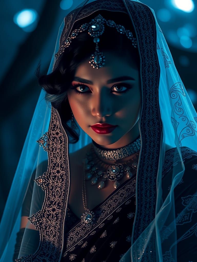 Mysterious Bride in High Fantasy Noir
