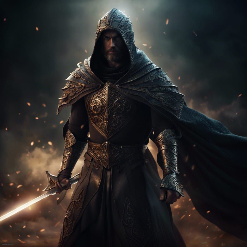 Epic Demigod Battle with a Master Swordsman in Maximalist Di...