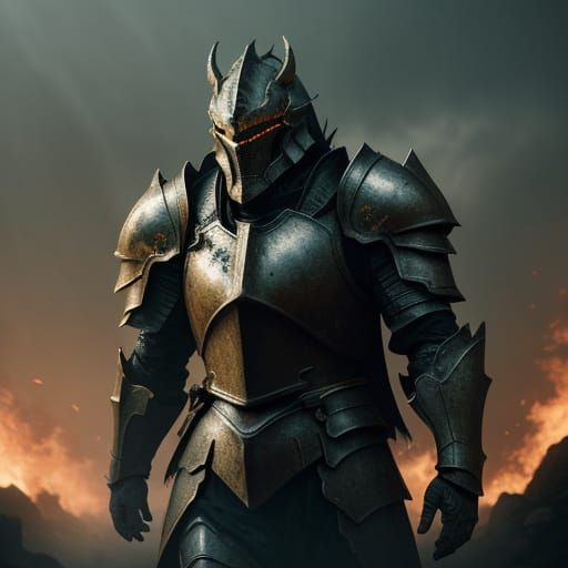 Epic Medieval Clash in Cinematic Film Style