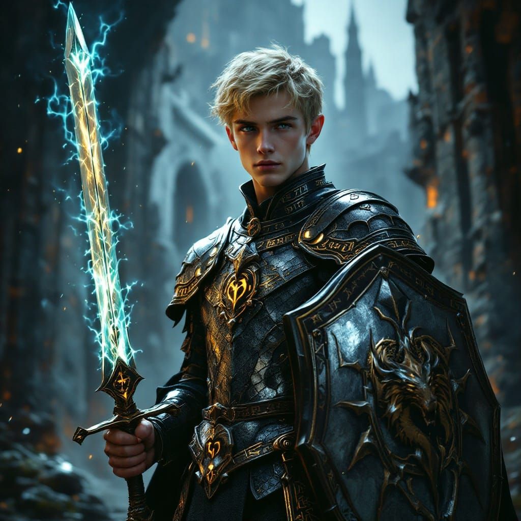 Ethereal Knight in Dragonic Plate Mail