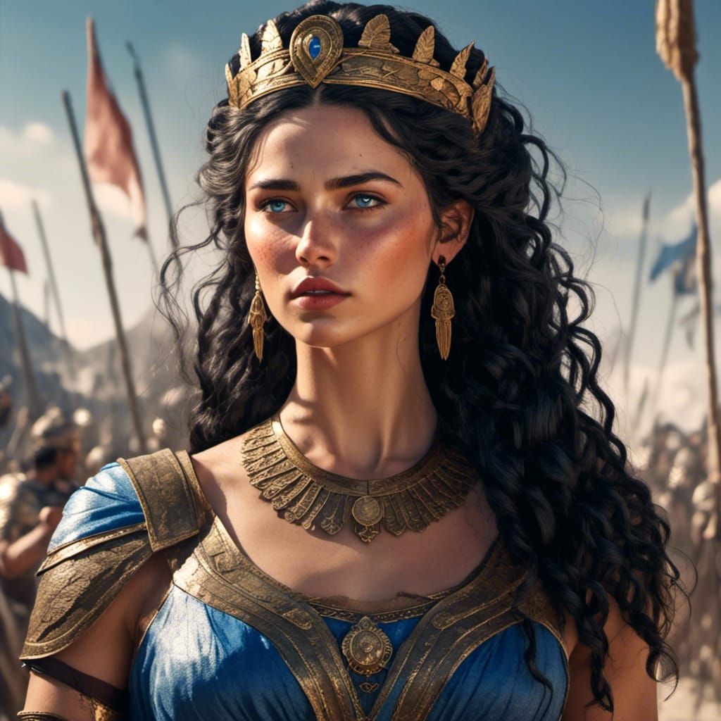 Hyperrealistic Portrait of a Regal Queen