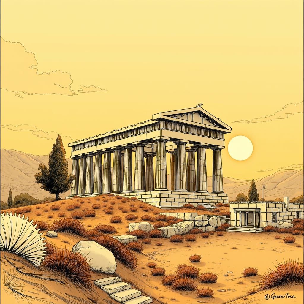 The Temple of Artemis at Ephesus, Turkey