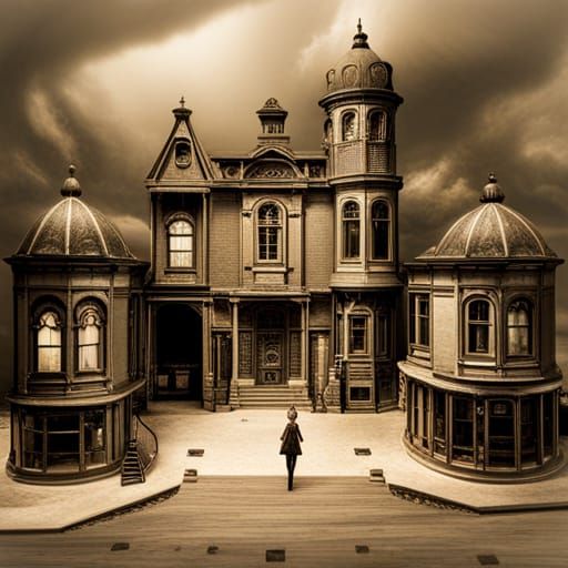 Creepy Barbie Dollhouse of Dark Horrors