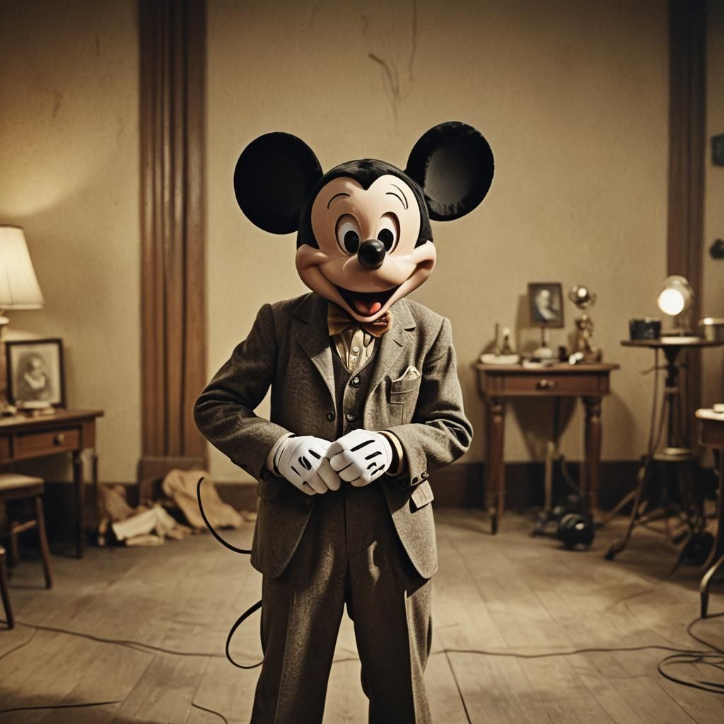 Vintage Hollywood Moment: Mickey Mouse and Walt Disney