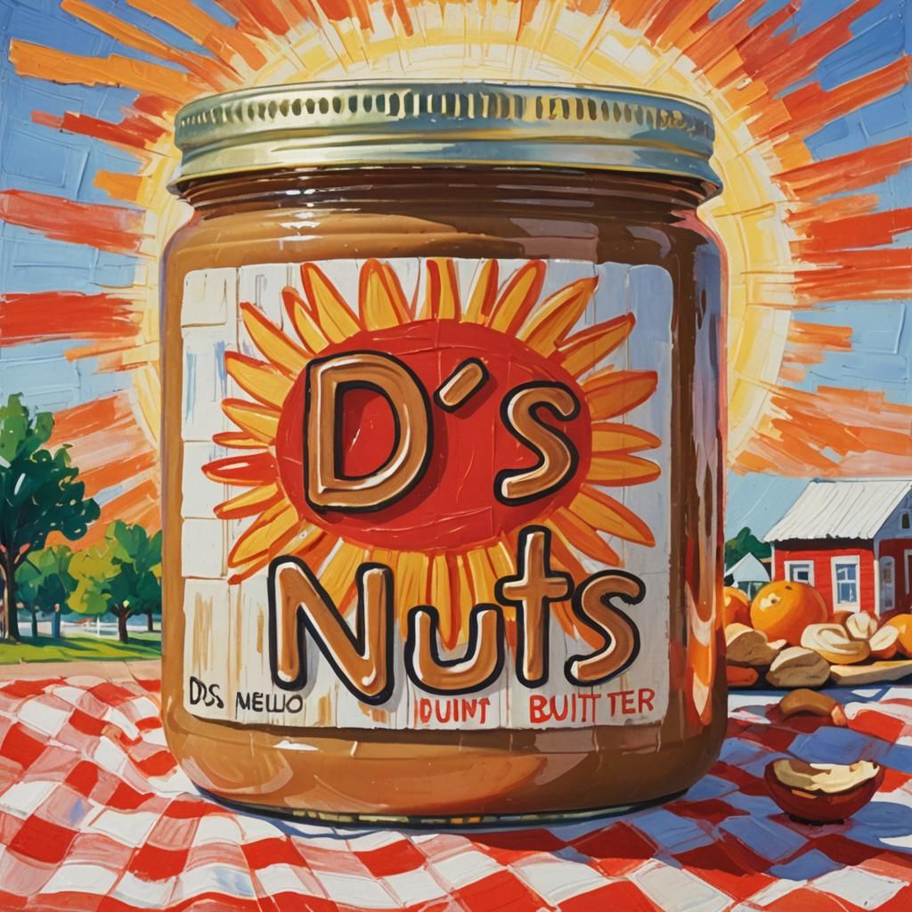 Whimsical Morning Masterpiece in Naive Art Style