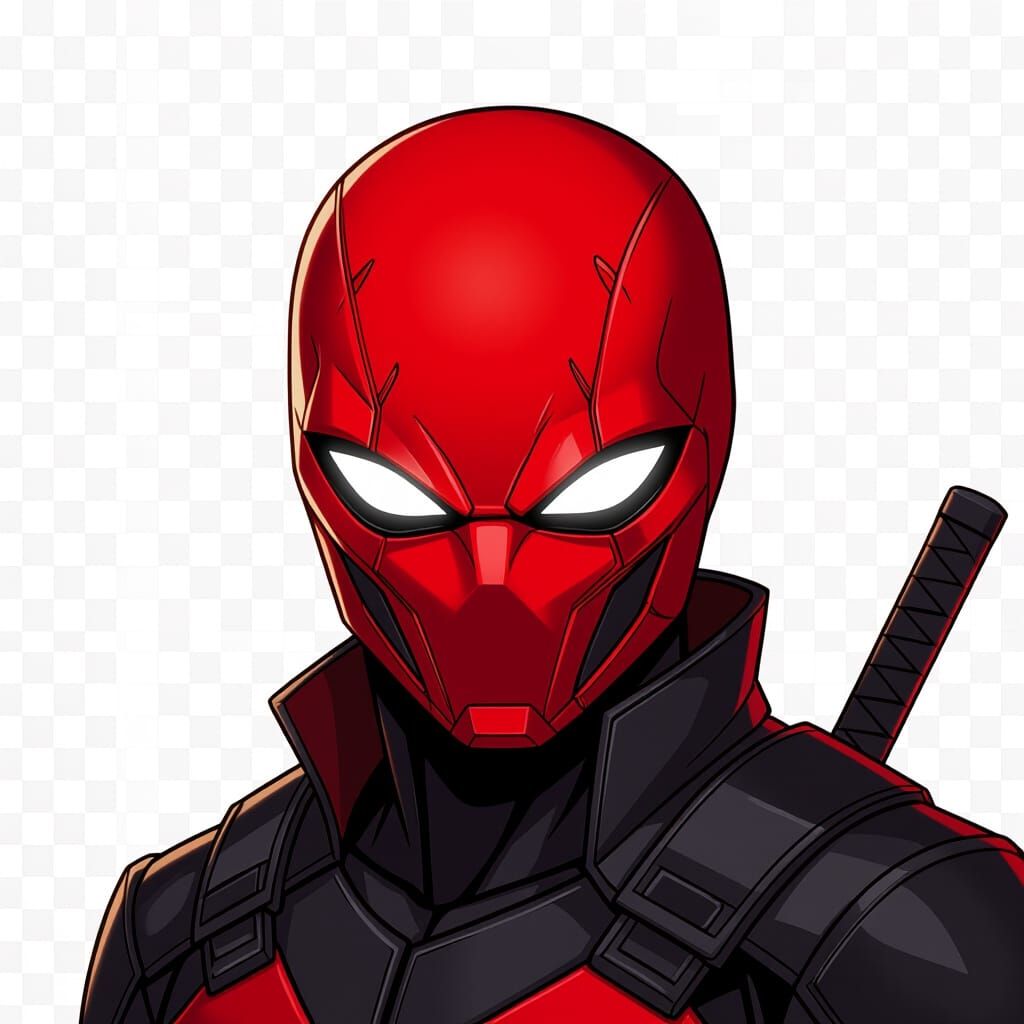 DC Red Hood Helmet Anime Key Visual