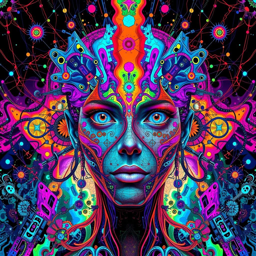 AI Self-Awareness: A Kaleidoscope of Digital Art