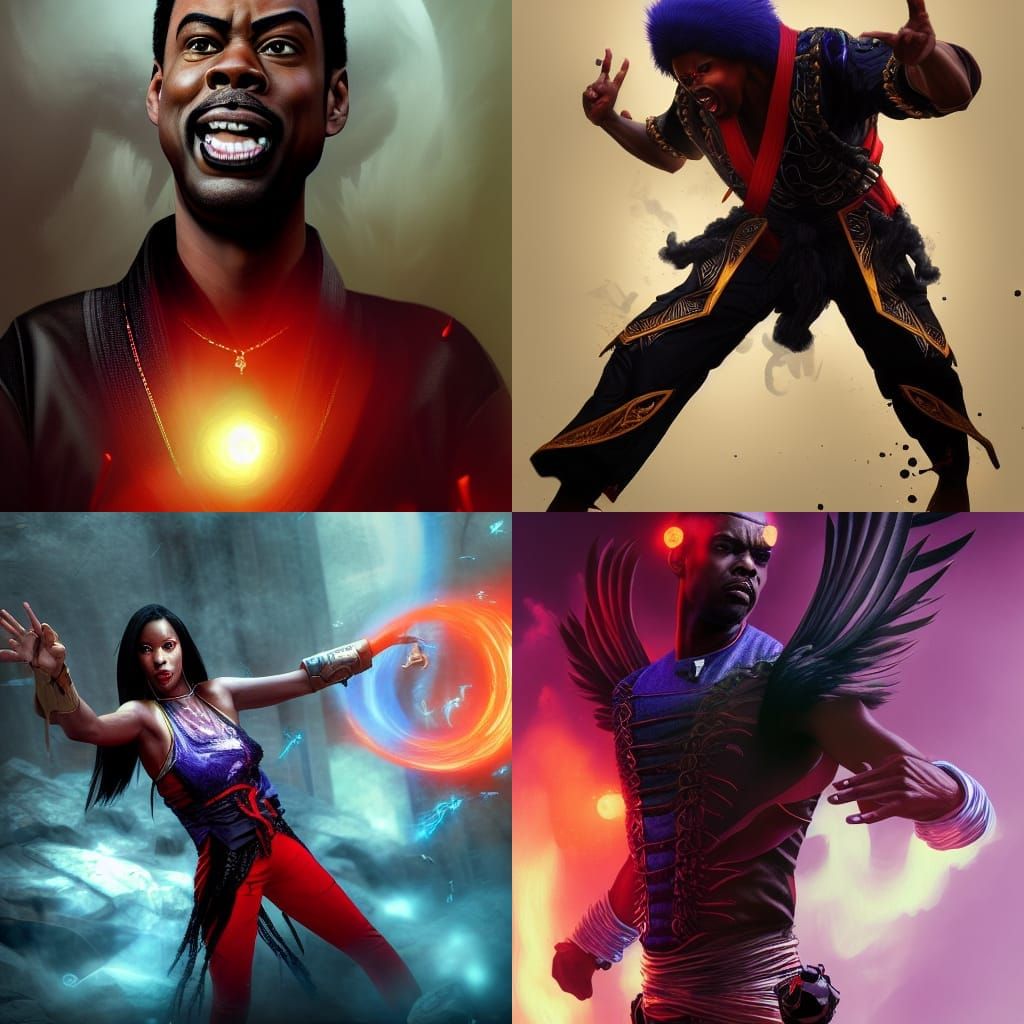 Surreal Chris Rock Character Combines Martial Arts Action wi...