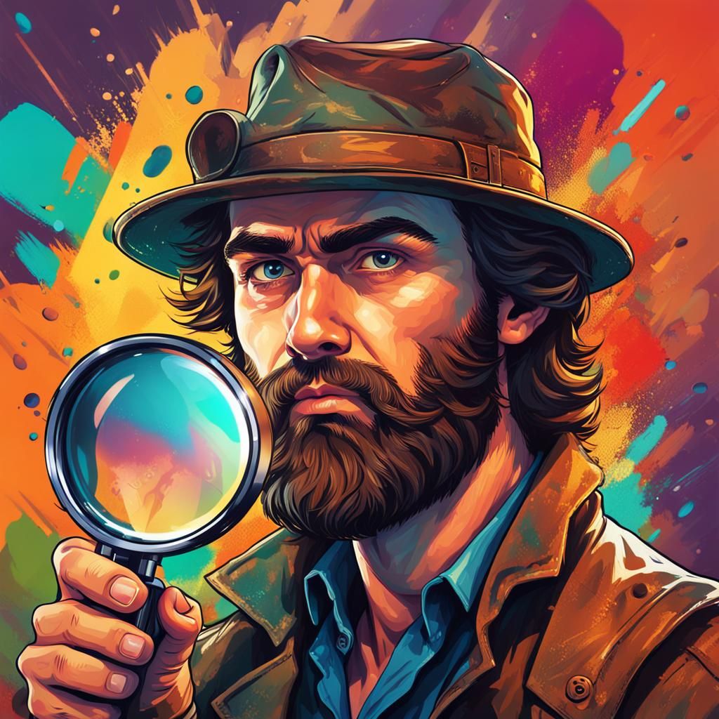 Hyperrealistic Detective Portrait