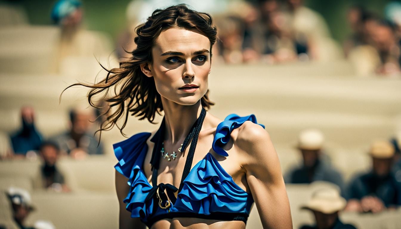 Keira Knightley wearing a Pirate Bikini