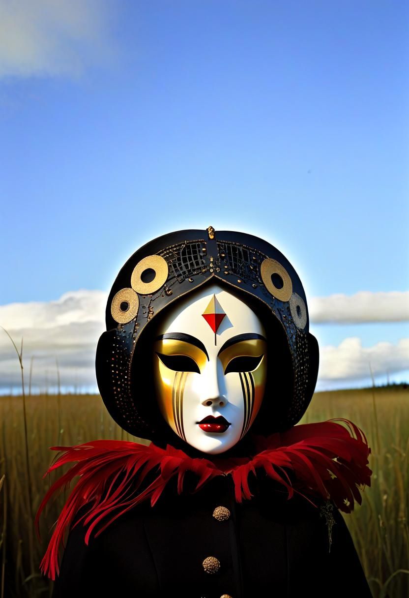 Cute Necropunk Queen of the Damned Doll Mask