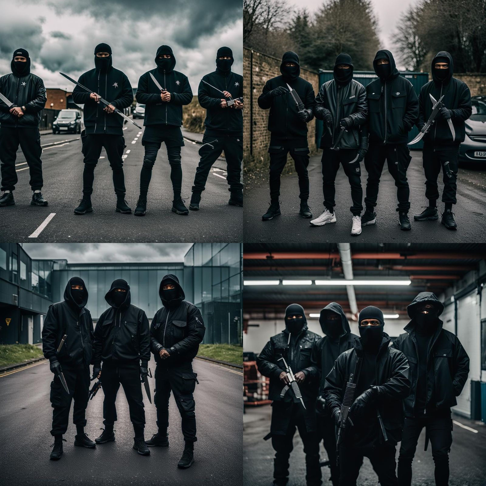 London Street Gangster, Cinematic Film Still