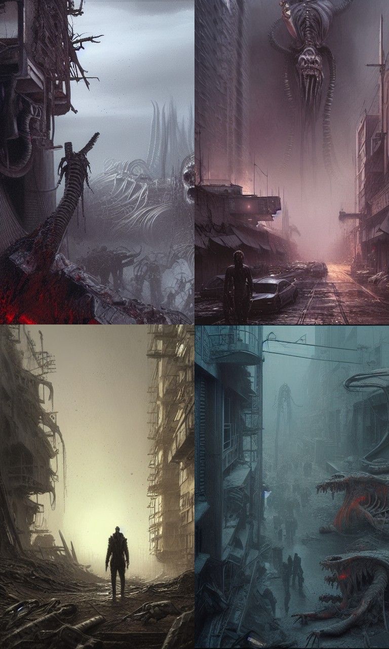 Dark Academia Apocalypse in Hyperrealism