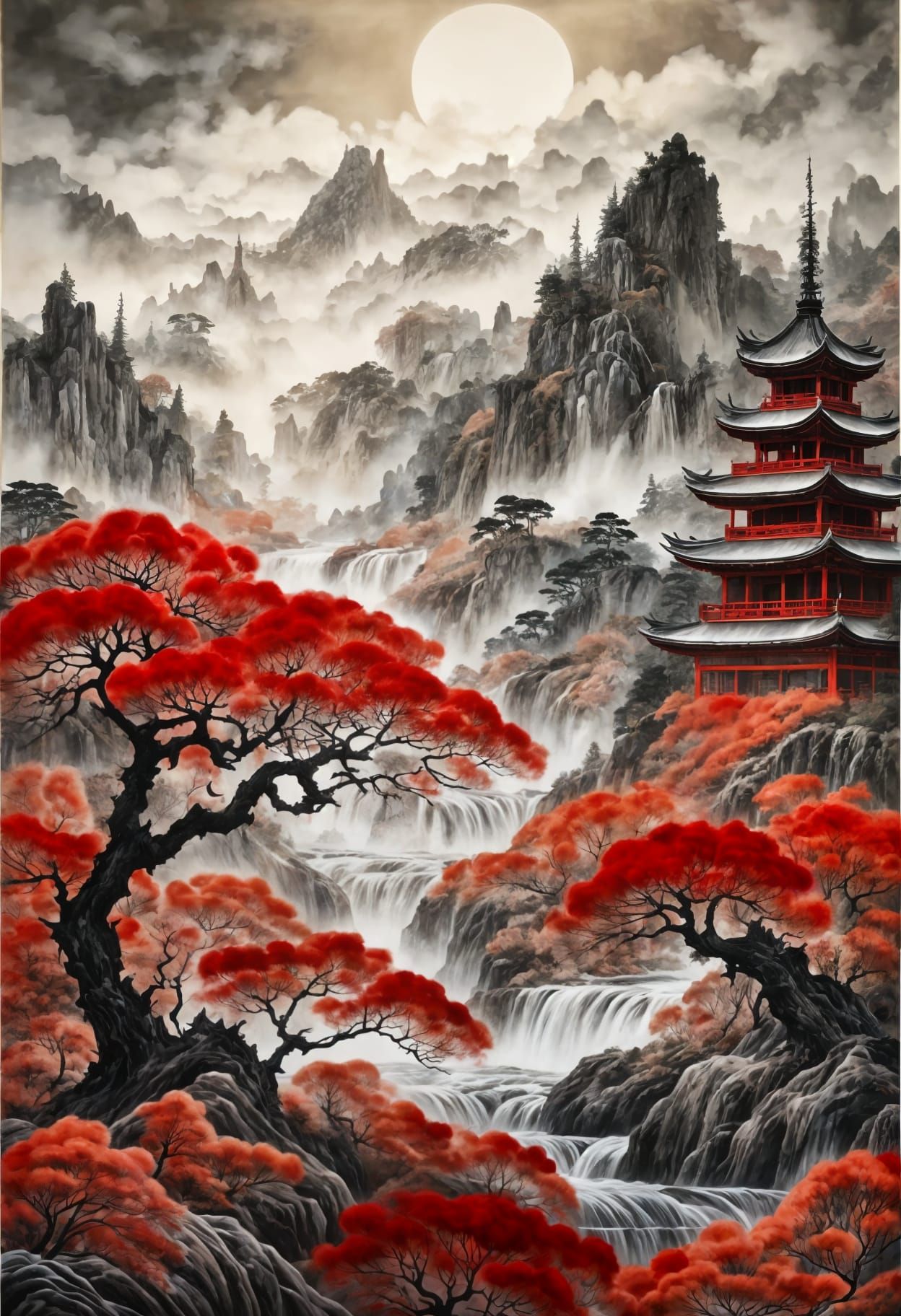 Silent Mist, Scarlet Trees