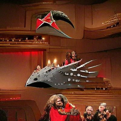 Epic Klingon Opera Scene Unfolds