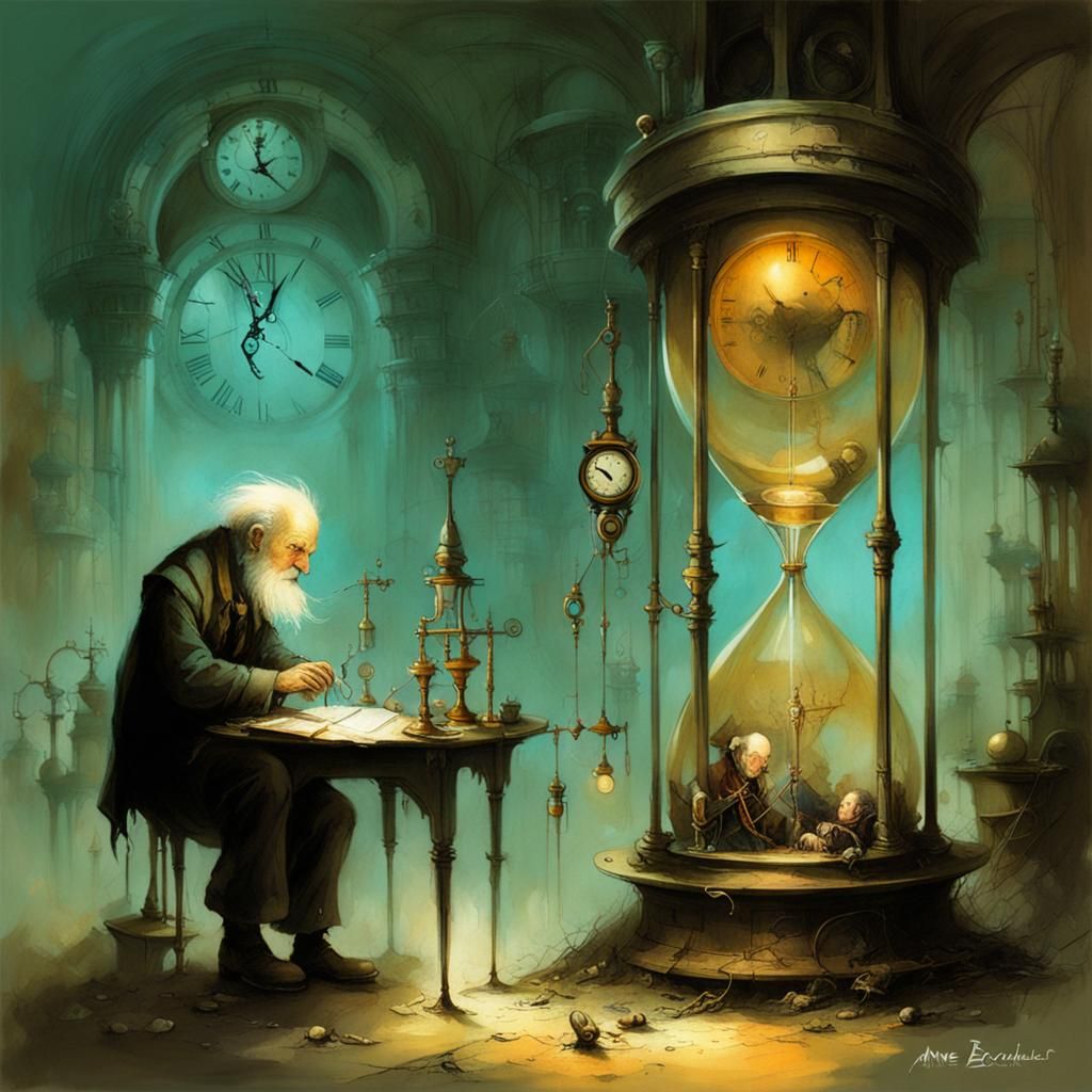 The old man creates an hourglass that will turn back time. A...