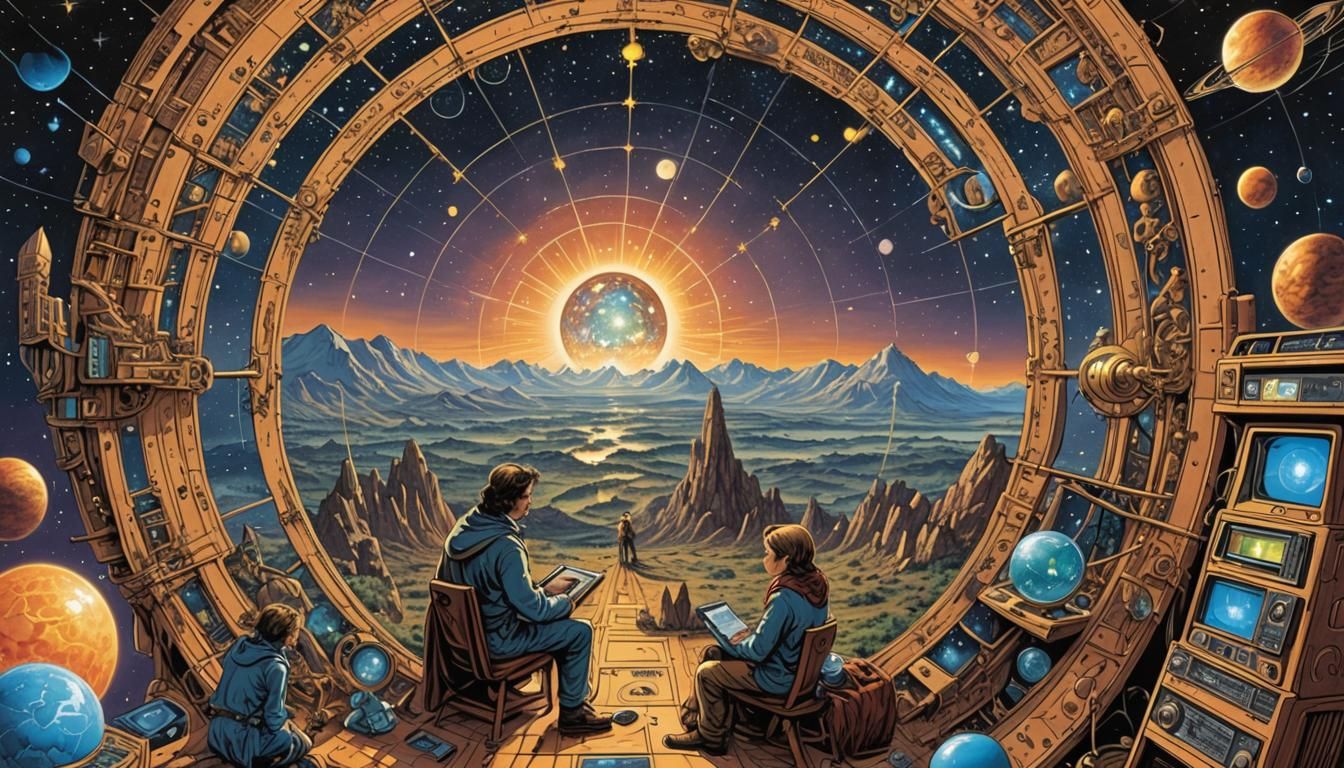 VHS Era Astrology Ad in Aragonite Crystal Cosmic Color