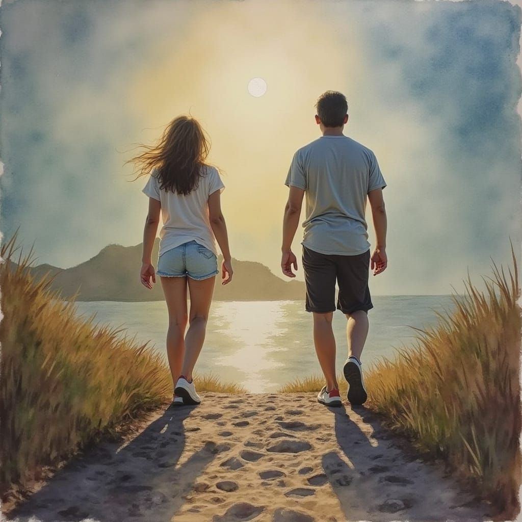 Lives in Isolation, Painted in Watercolors