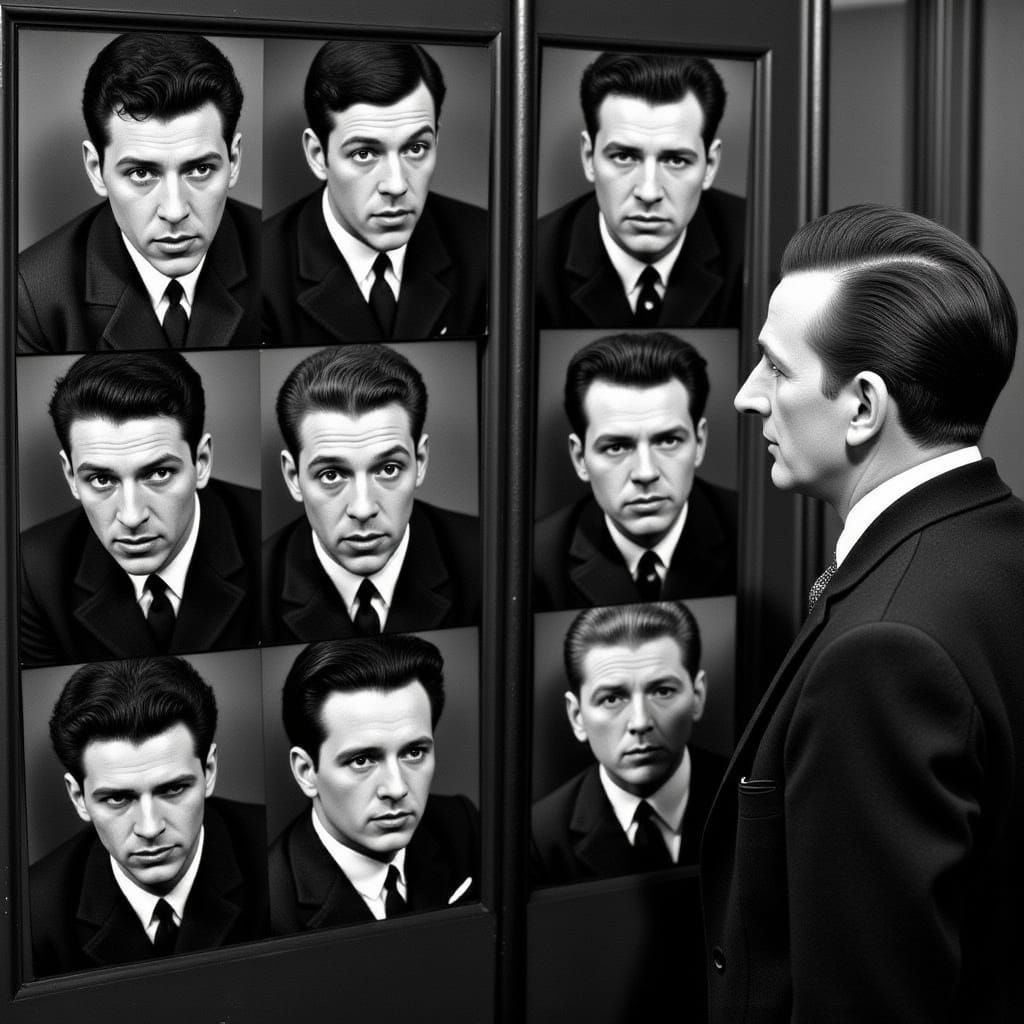 1940s Film Noir: Gangster Molls Mug Shots