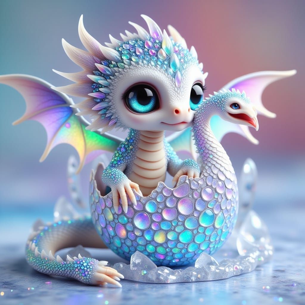 Icy Swan Masterpiece by Frost Dragon