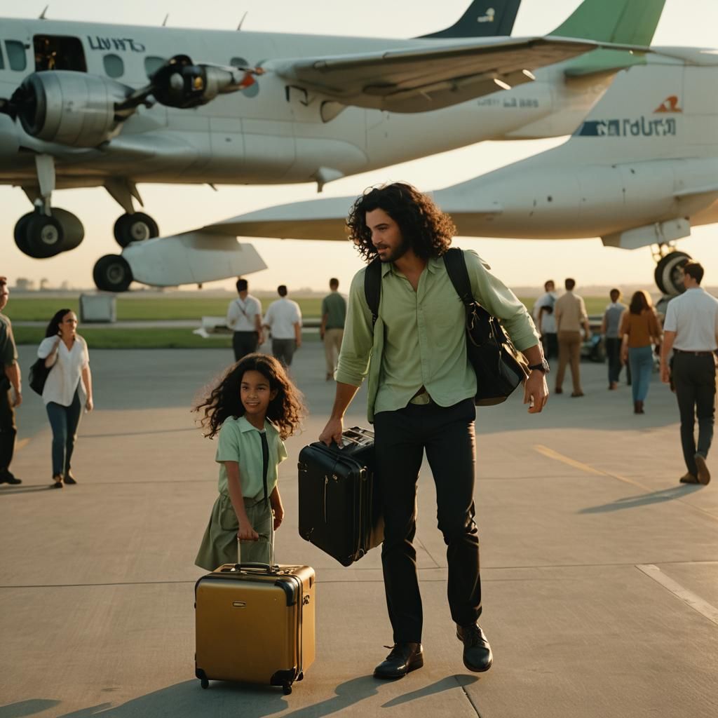 Elegant Woman Returns Home to a Romantic Welcome at Sunset