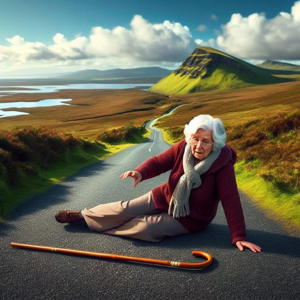 Series: Omens of the World's Peoples. 2.1. The Fall of the Grandmother Teacher's Walking Stick; Irish Villages of Connem...