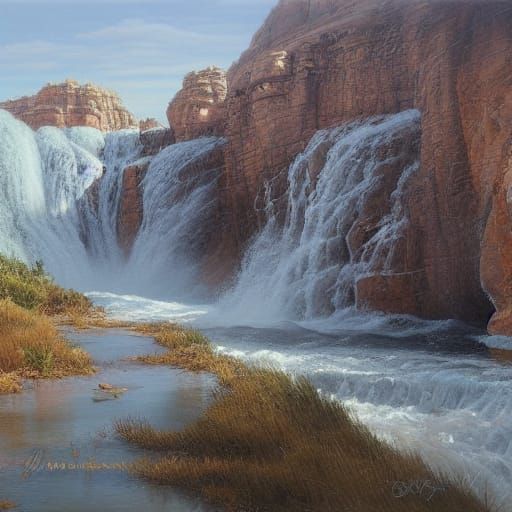 Dreamlike Oil Painting in a Whimsical Atmosphere