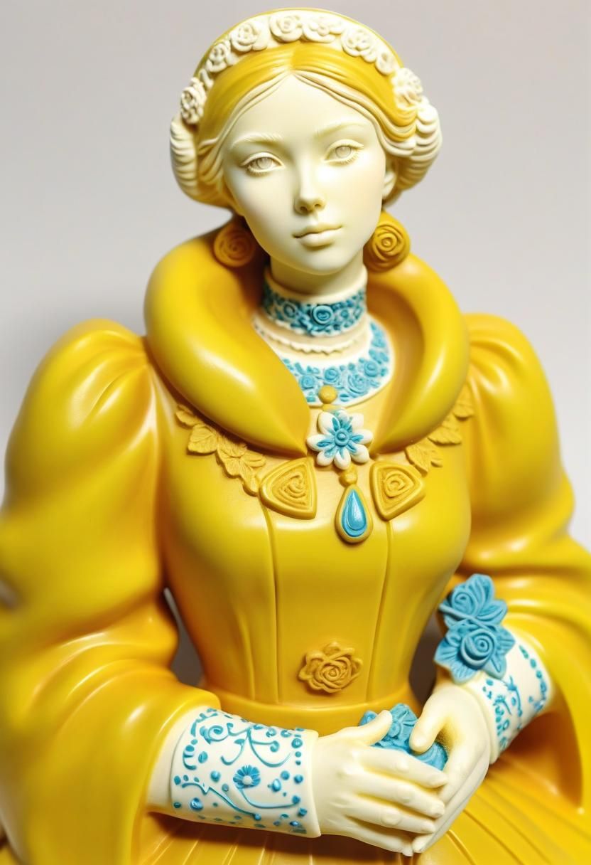 Candy-Colored Russian Beauty in Resin