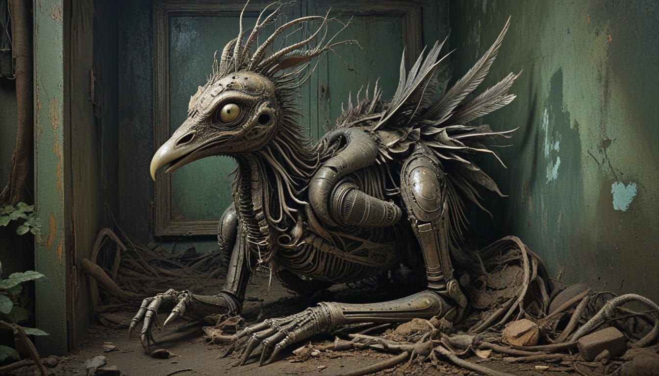 Surreal Renaissance Lady in Steampunk Fantasy