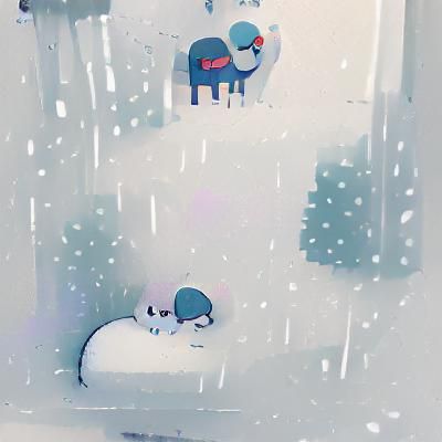 Winter Wonderland in Soft Focus