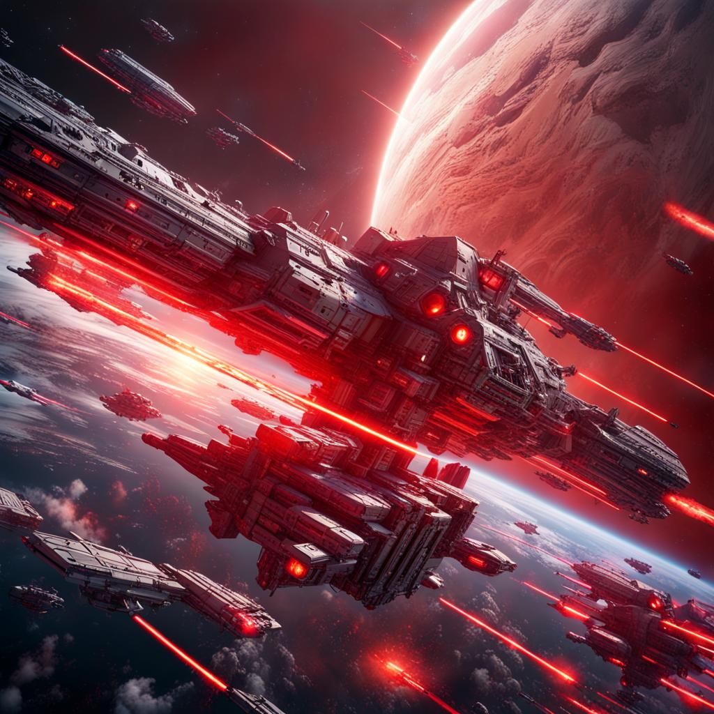 Epic Space Station Battles Cosmic Enemy in Magnificent Digit...