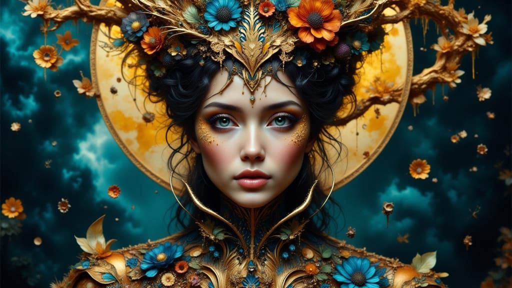 Dualistic Supermodel Gown in Avant-Garde Style