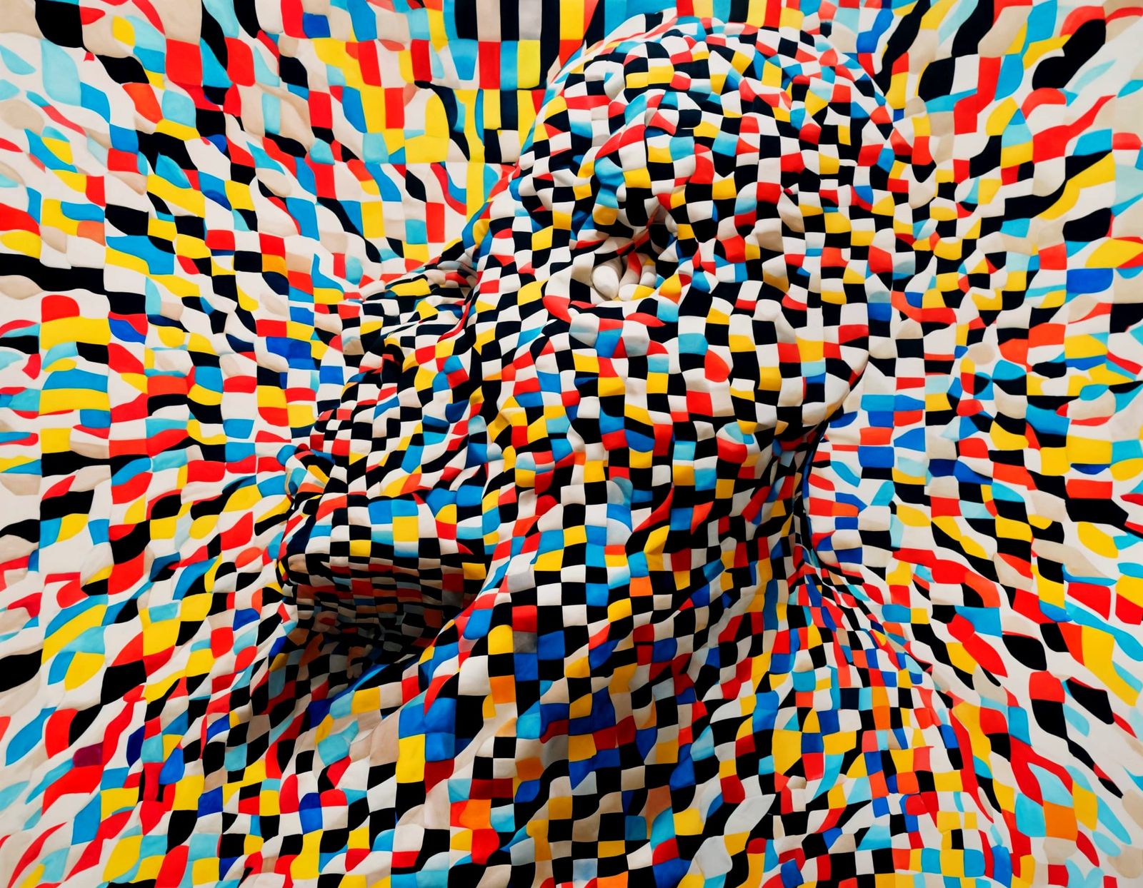 Cosmic Surrealism in Candyland Art Style