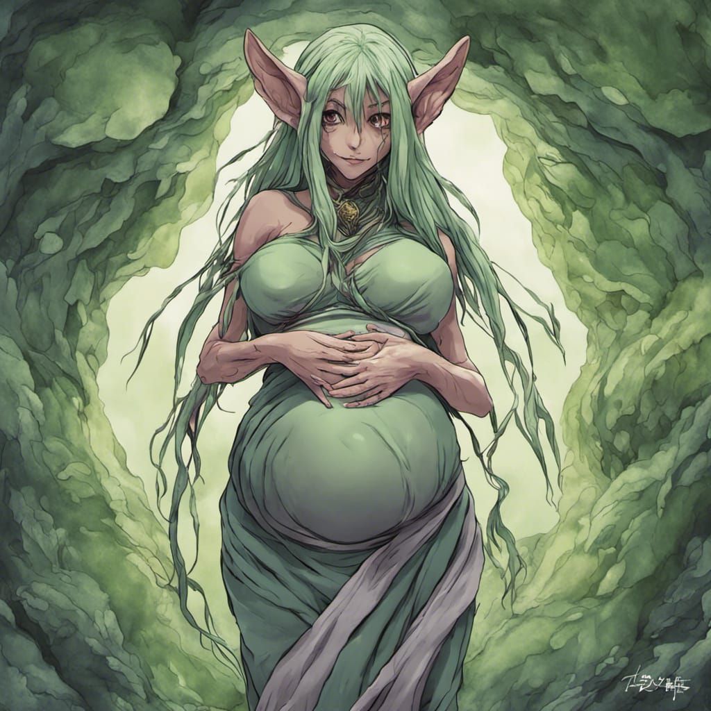 Pregnant Gelfling Goddess from Tharon's Realm