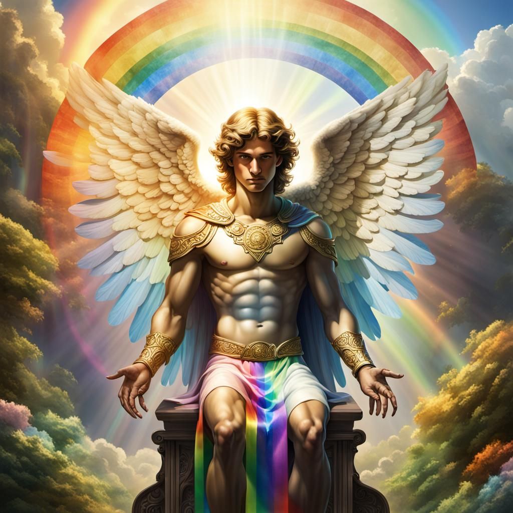 Angel Raphael in Radiant Nature Realm