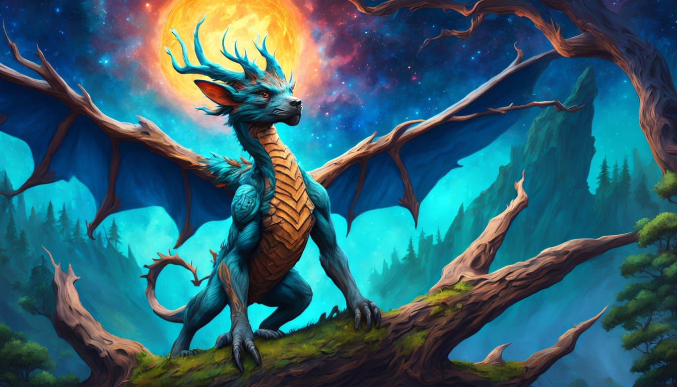 Treant Guardian of a Portal: Digital Fantasy Art